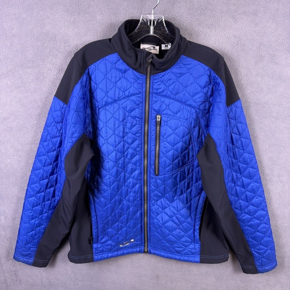Vintage Obermeyer Mens Quilted‎ Ski Jacket Medium Vented Snow Country